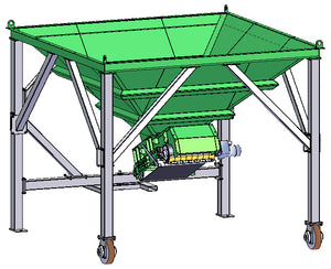 Moveable Silos Material silo Movable with conveyor – Venning Maskinfabrik