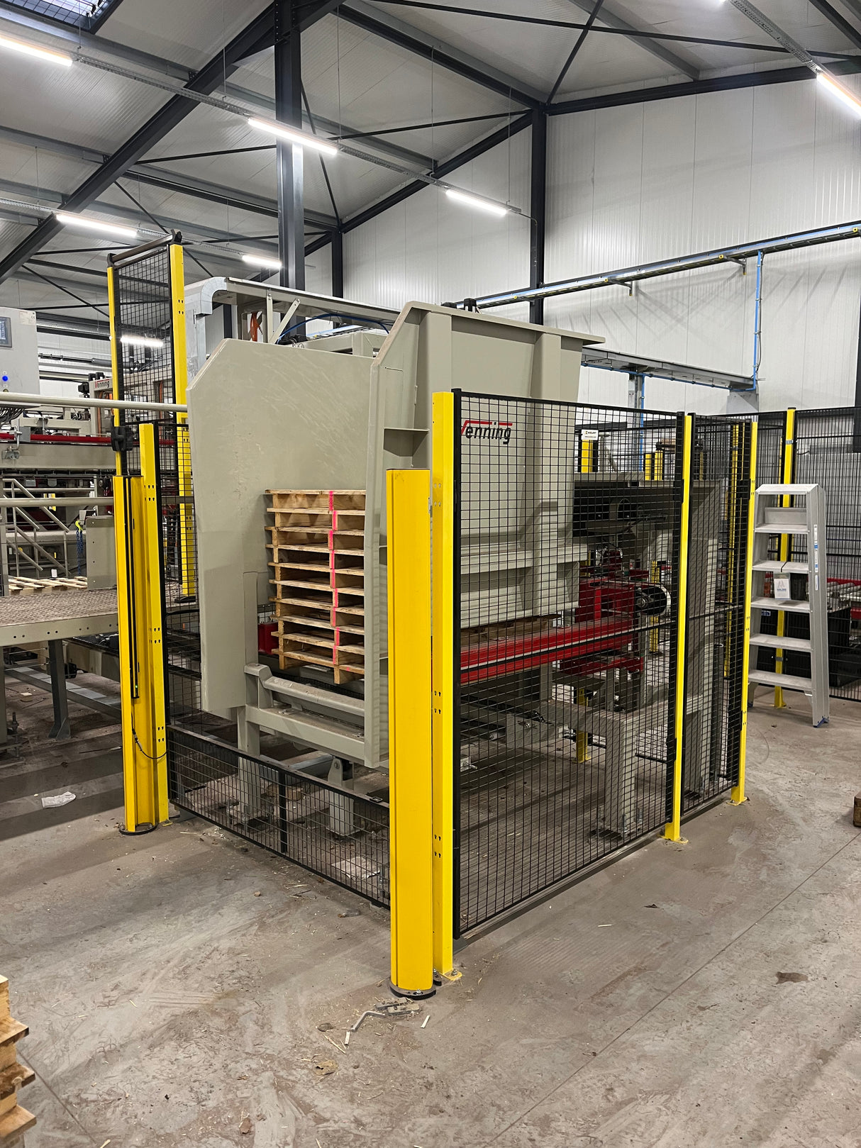 Pallet magazines Pneumatic